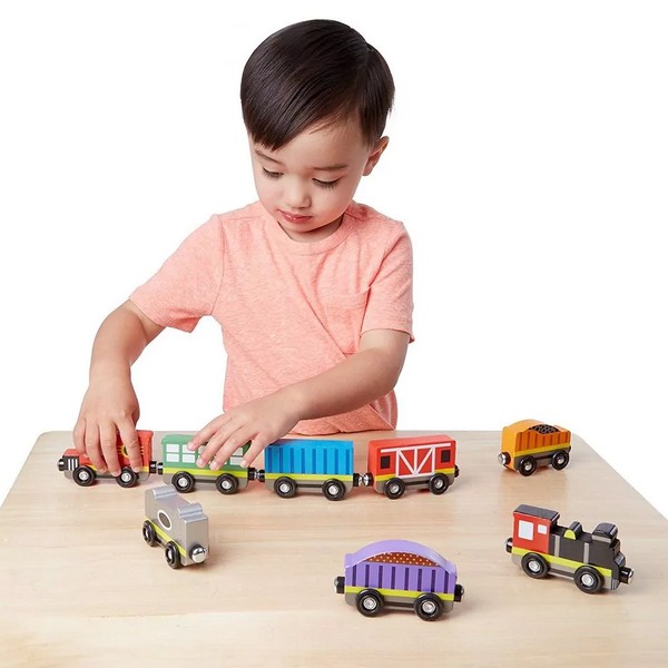 Продукт Melissa and Doug - Дървен влак комплект - 0 - BG Hlapeta